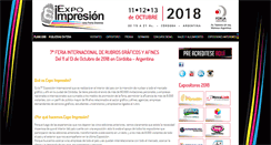 Desktop Screenshot of expoimpresion.com.ar